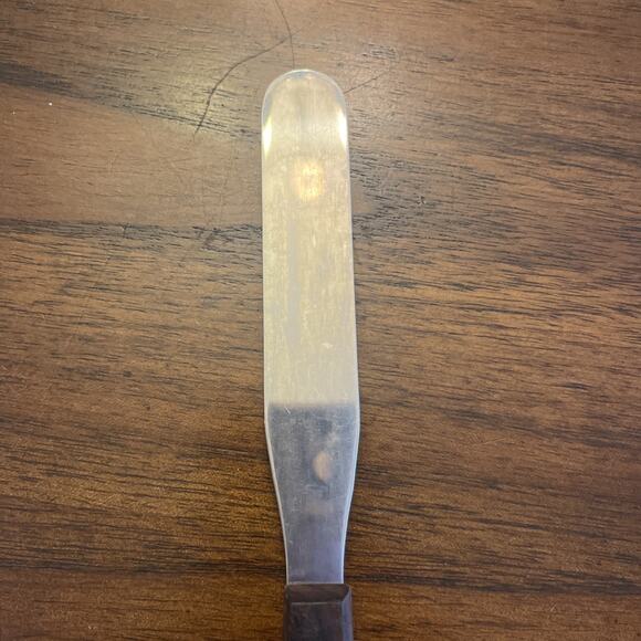 Vintage SS Wilton Flat Cake Icing Decorating Spatula 4.25” Blade Made in Japan - Picture 5 of 12